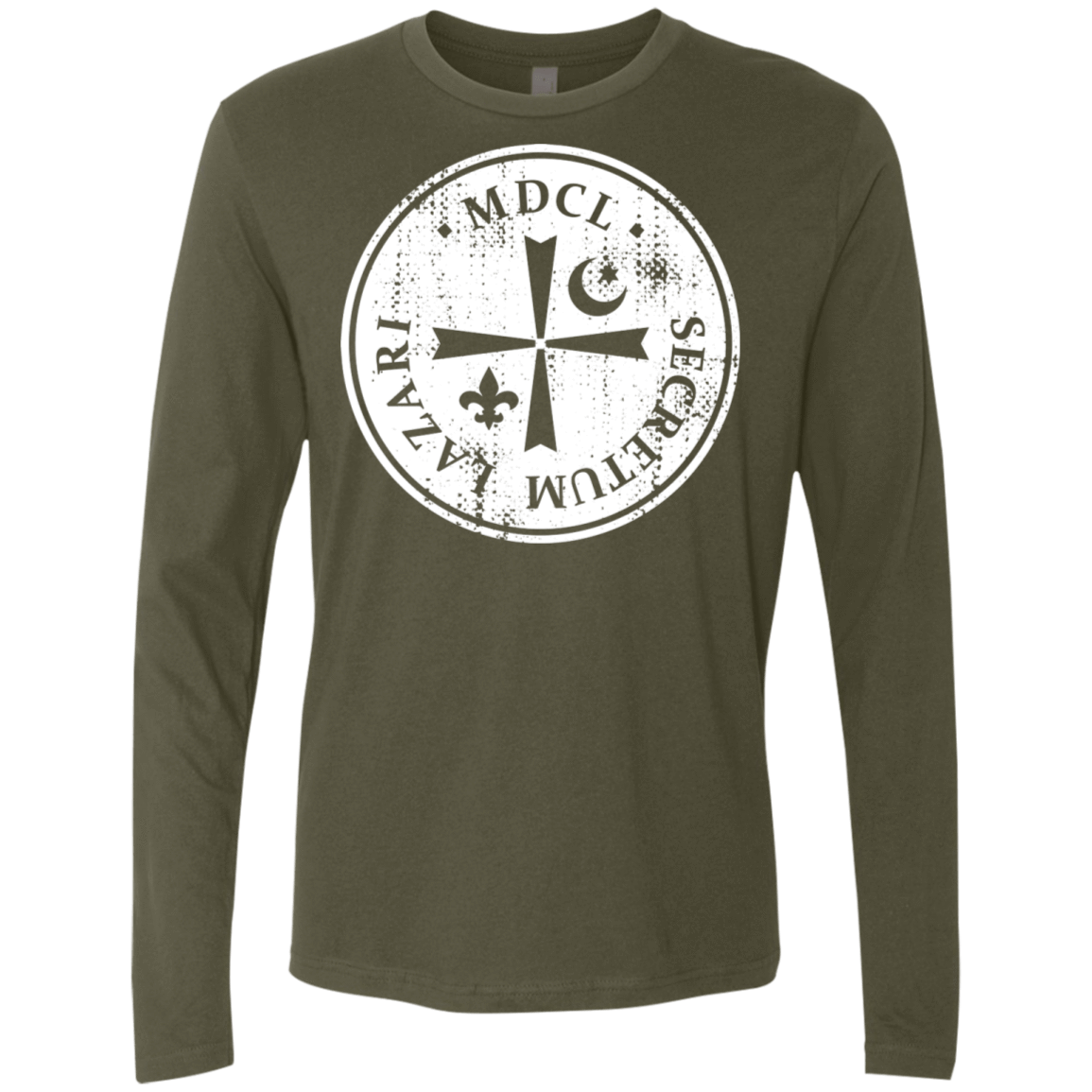 T-Shirts Military Green / S A Discovery Of Witches Men's Premium Long Sleeve