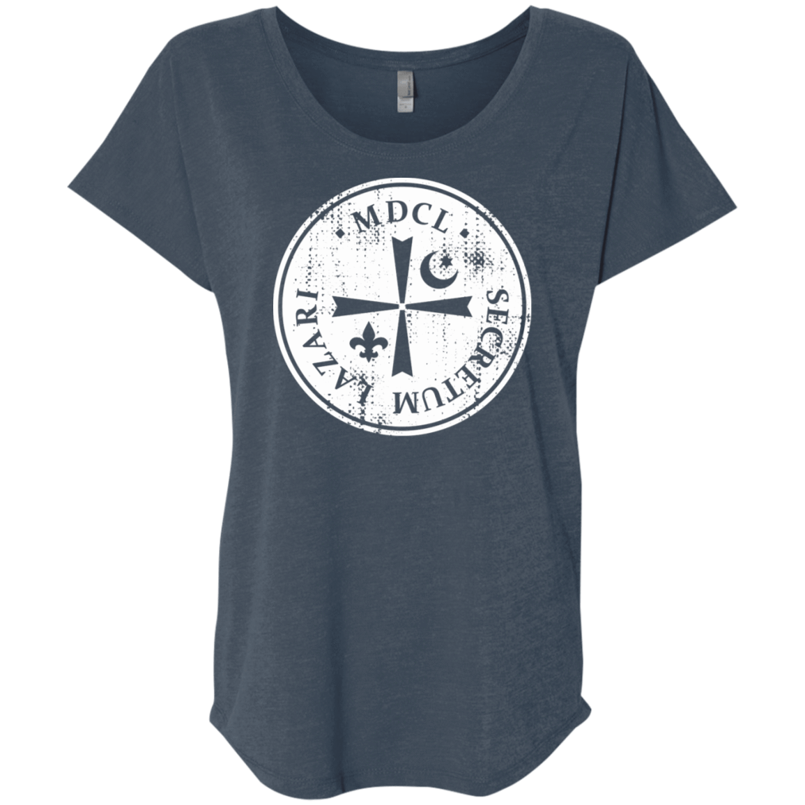 T-Shirts Indigo / X-Small A Discovery Of Witches Triblend Dolman Sleeve