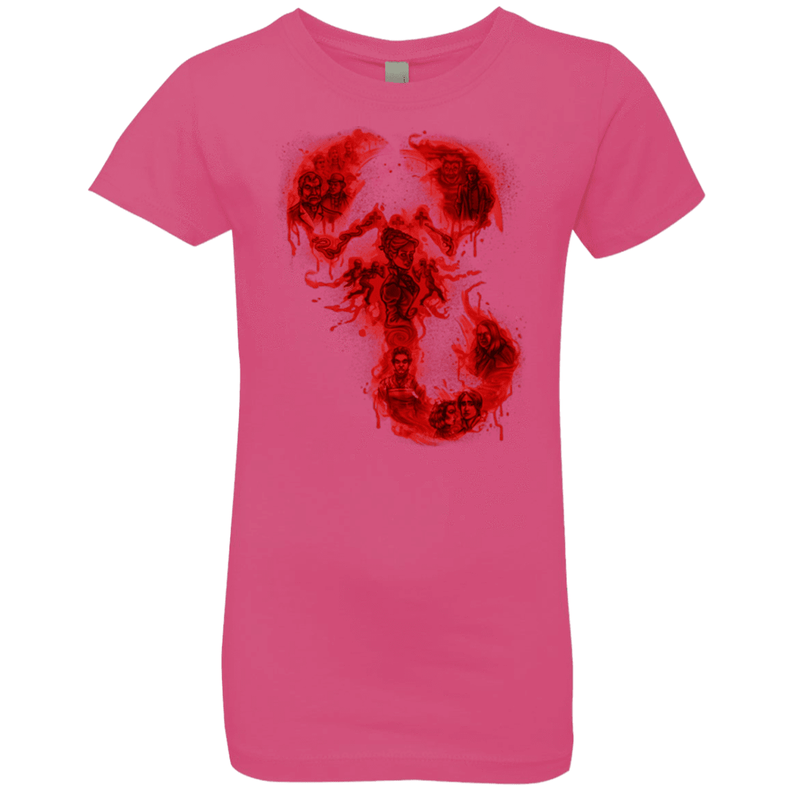 T-Shirts Hot Pink / YXS A Dreadful Symbol Girls Premium T-Shirt