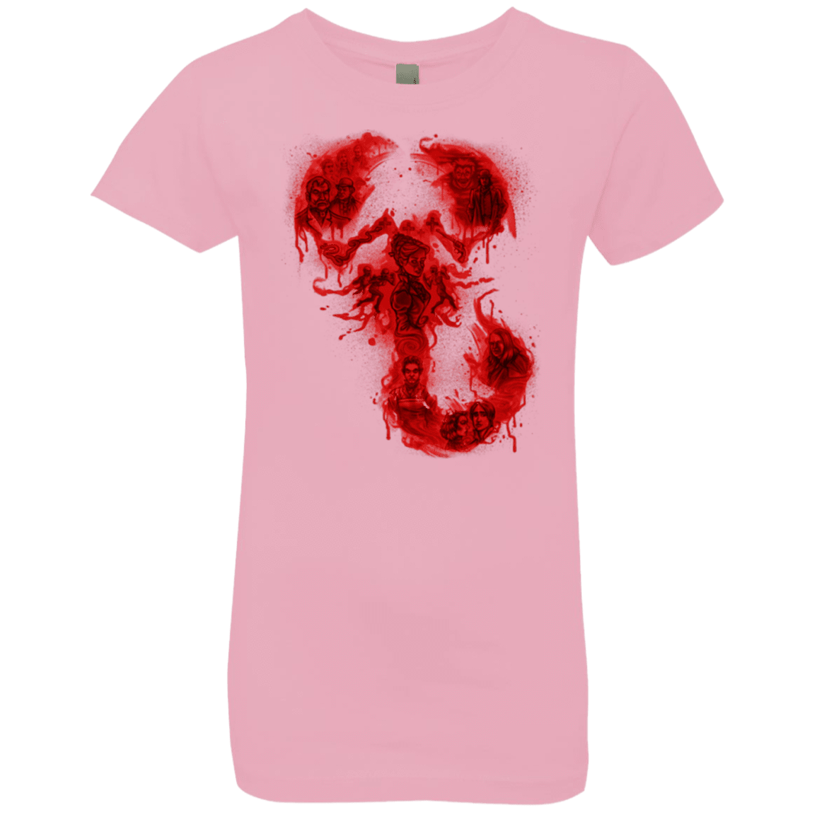 T-Shirts Light Pink / YXS A Dreadful Symbol Girls Premium T-Shirt