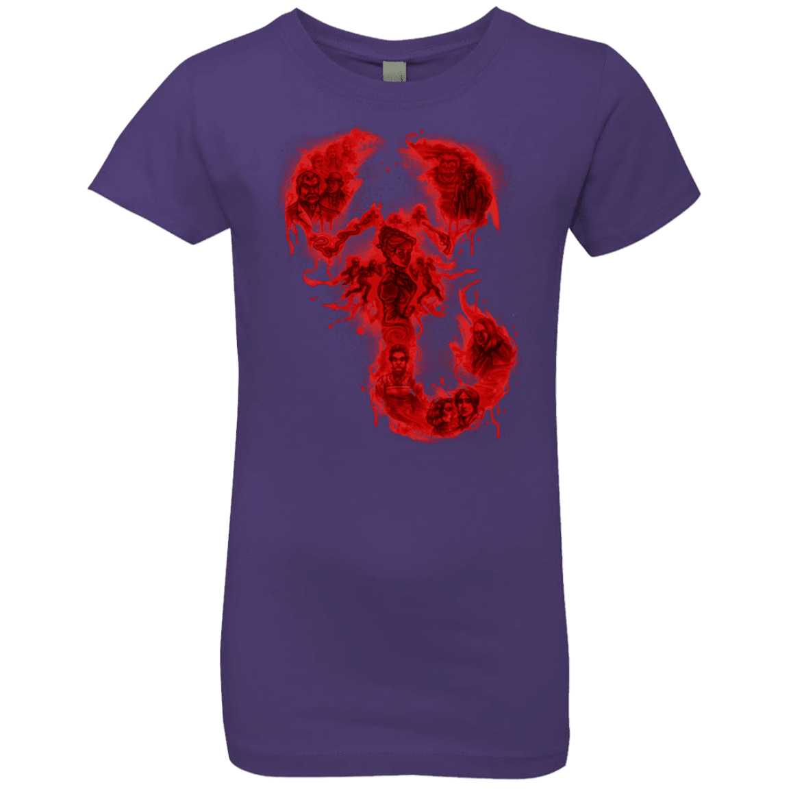 T-Shirts Purple Rush / YXS A Dreadful Symbol Girls Premium T-Shirt
