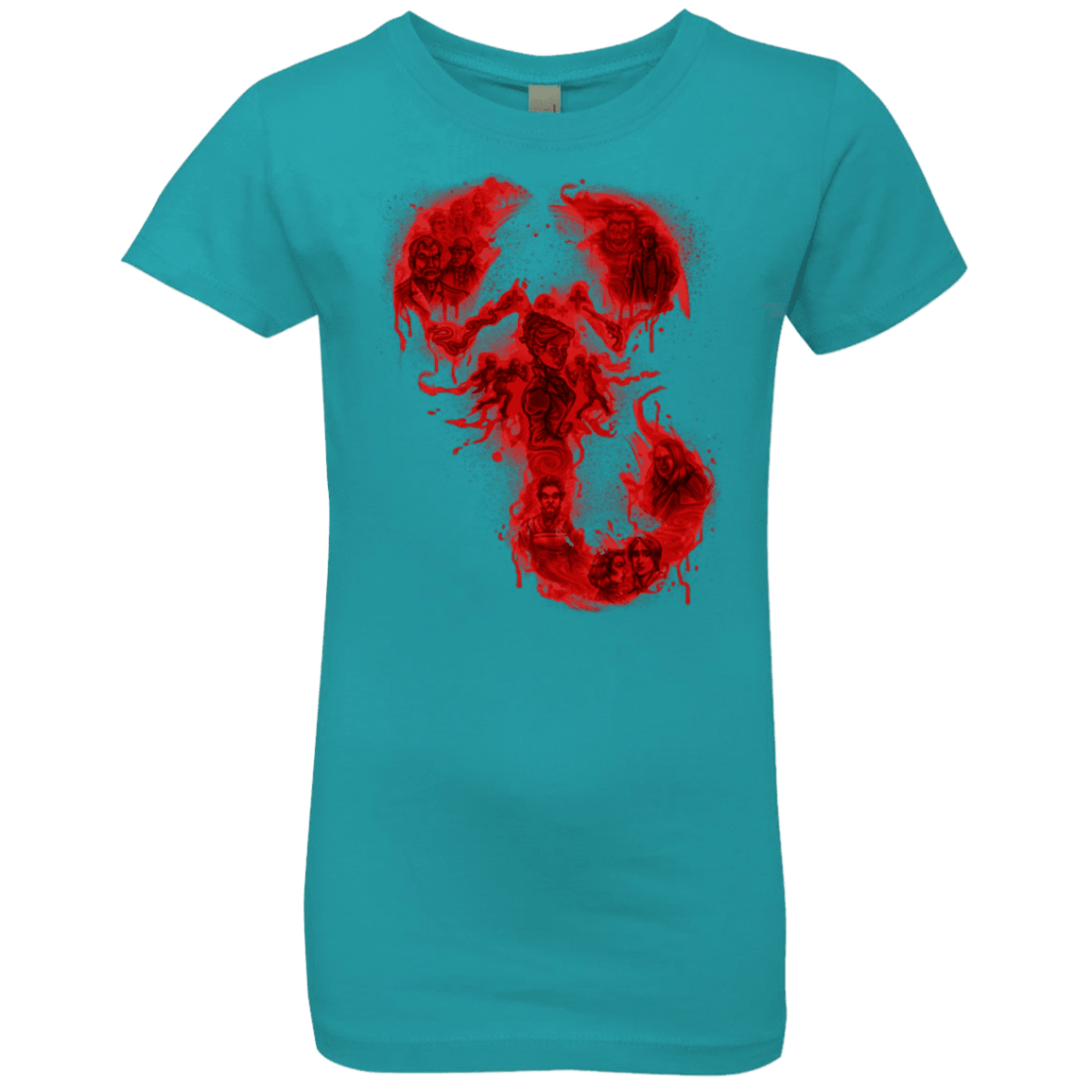 T-Shirts Tahiti Blue / YXS A Dreadful Symbol Girls Premium T-Shirt