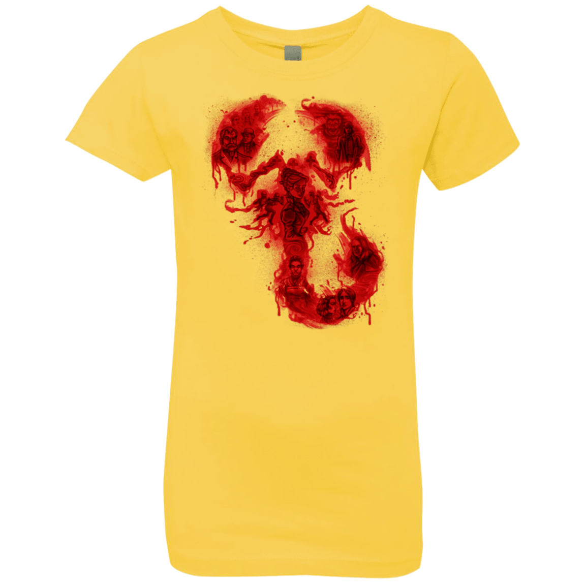 T-Shirts Vibrant Yellow / YXS A Dreadful Symbol Girls Premium T-Shirt