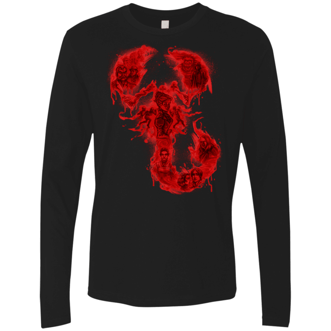 T-Shirts Black / Small A Dreadful Symbol Men's Premium Long Sleeve