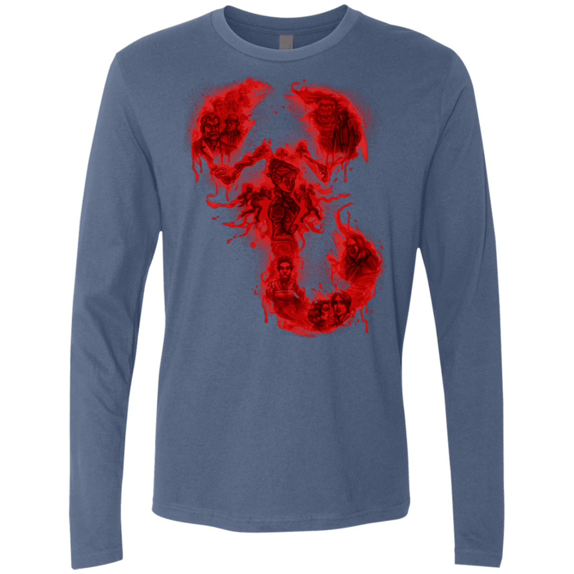 T-Shirts Indigo / Small A Dreadful Symbol Men's Premium Long Sleeve