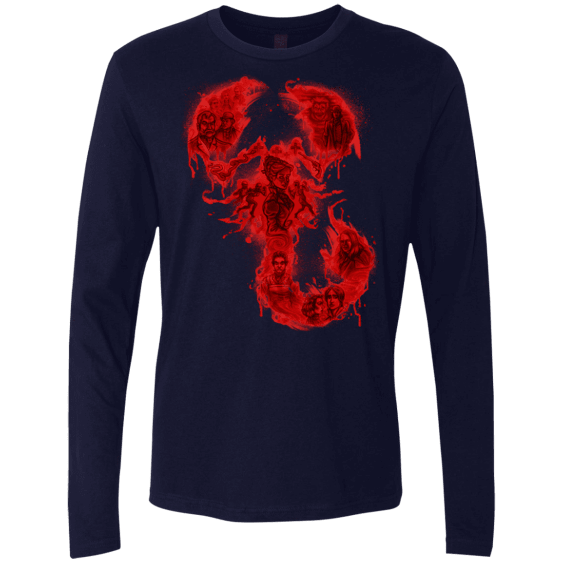 T-Shirts Midnight Navy / Small A Dreadful Symbol Men's Premium Long Sleeve