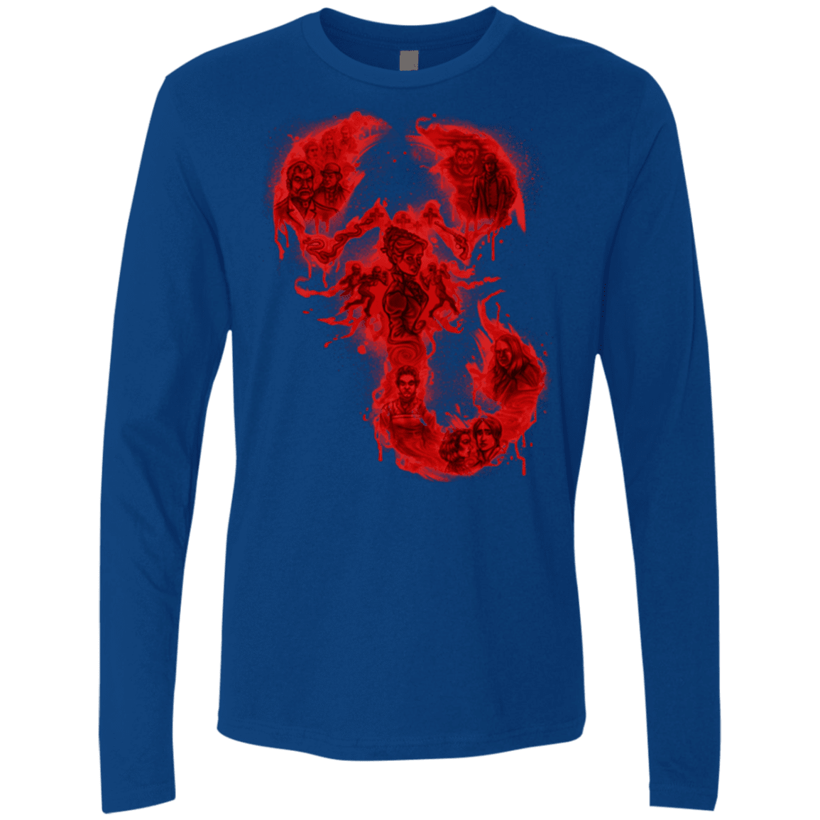 T-Shirts Royal / Small A Dreadful Symbol Men's Premium Long Sleeve