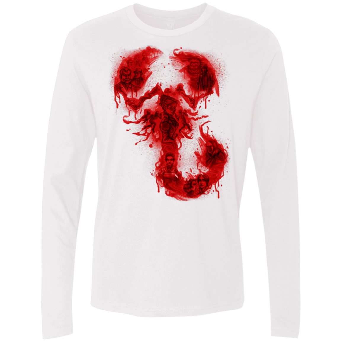 T-Shirts White / Small A Dreadful Symbol Men's Premium Long Sleeve
