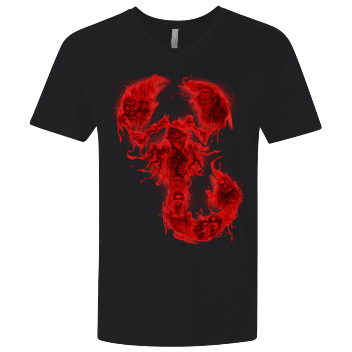 T-Shirts Black / X-Small A Dreadful Symbol Men's Premium V-Neck