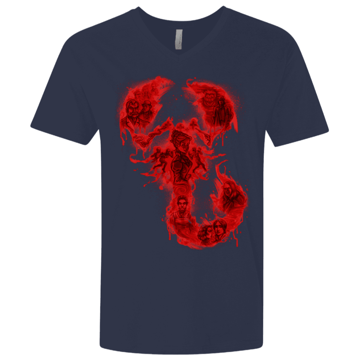 T-Shirts Midnight Navy / X-Small A Dreadful Symbol Men's Premium V-Neck