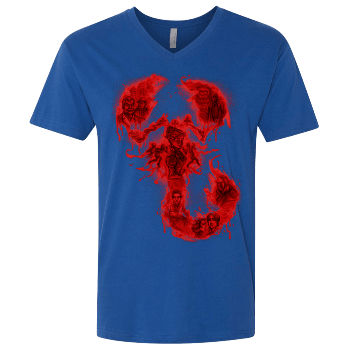 T-Shirts Royal / X-Small A Dreadful Symbol Men's Premium V-Neck