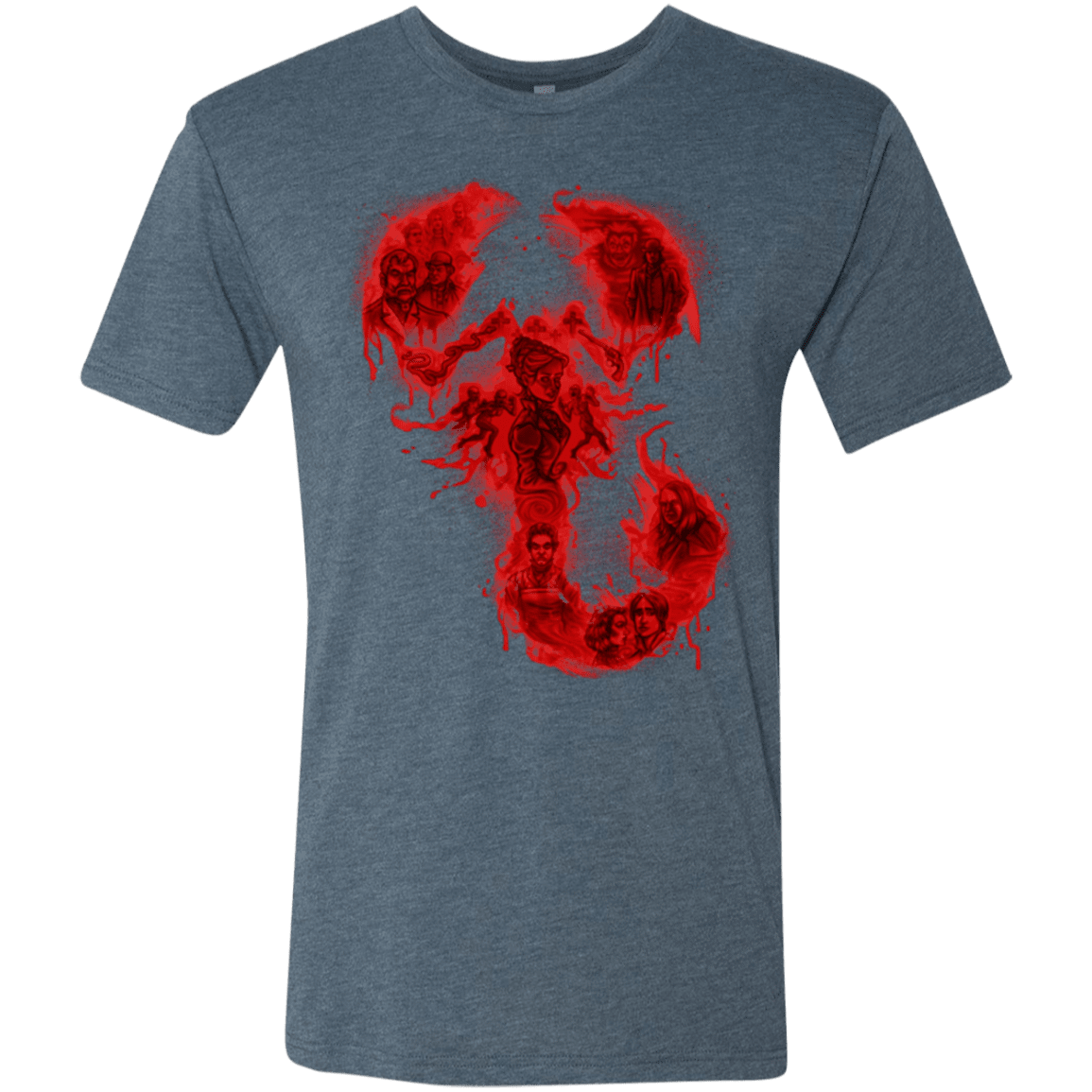 T-Shirts Indigo / Small A Dreadful Symbol Men's Triblend T-Shirt