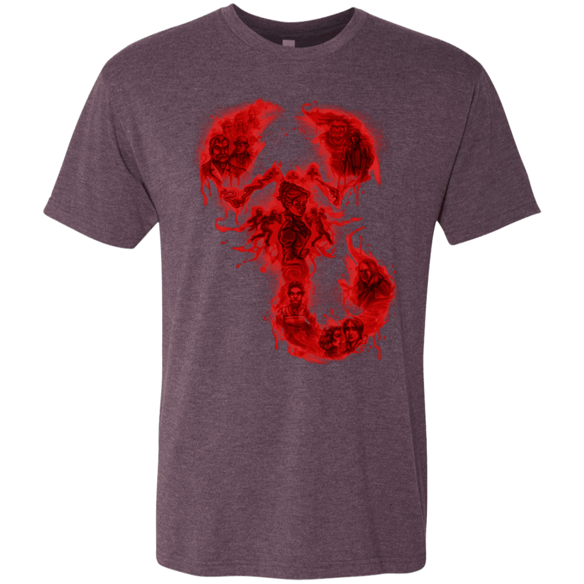 T-Shirts Vintage Purple / Small A Dreadful Symbol Men's Triblend T-Shirt