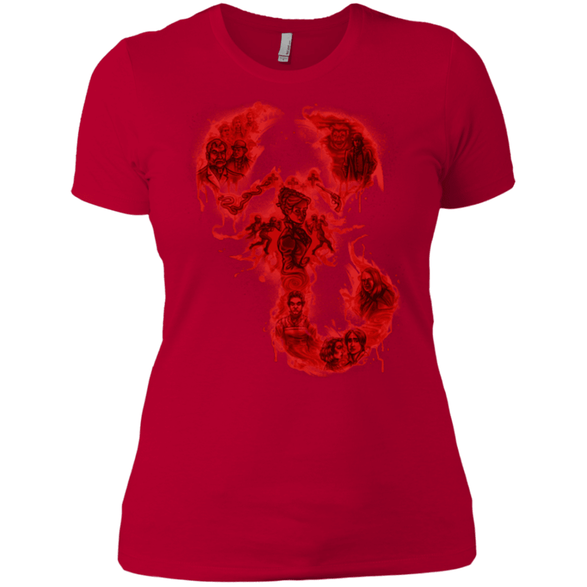T-Shirts Red / X-Small A Dreadful Symbol Women's Premium T-Shirt