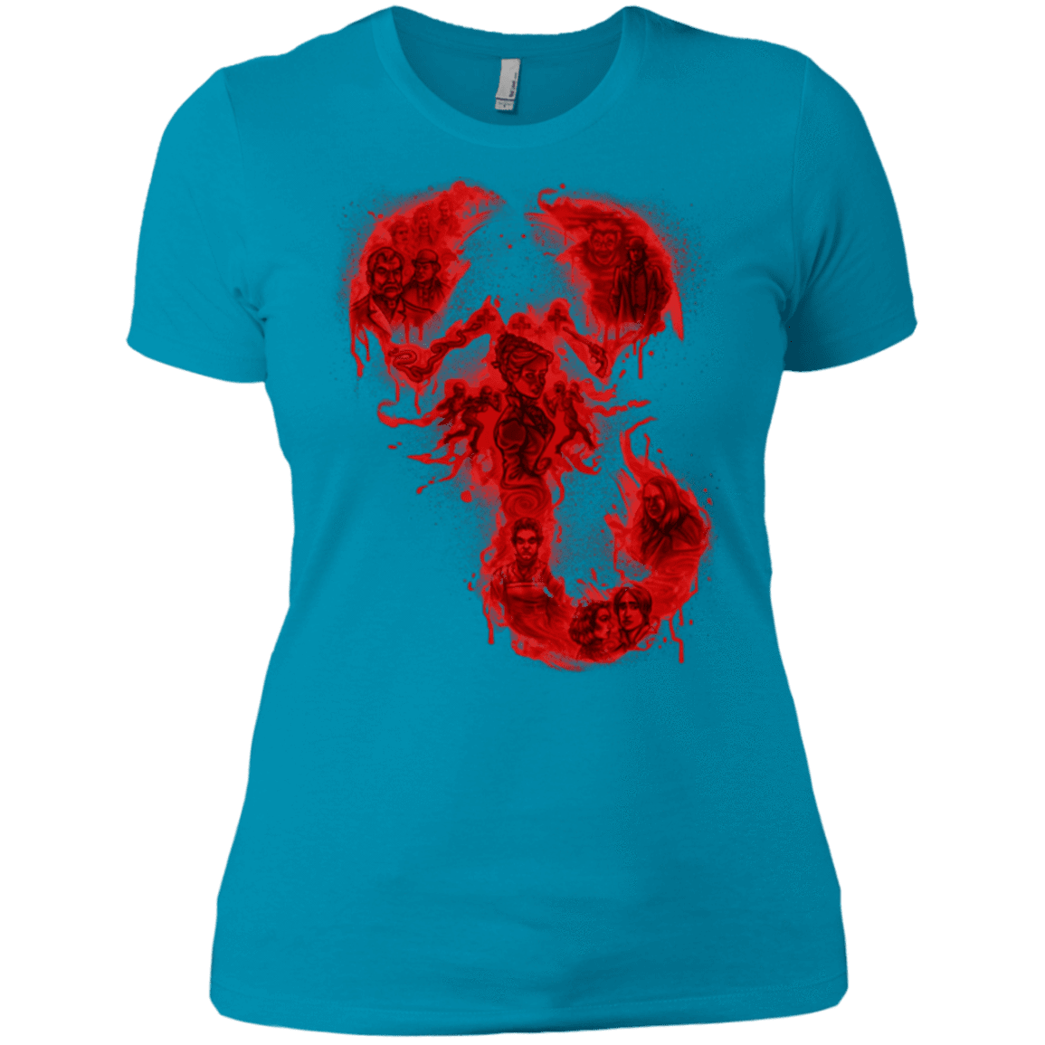 T-Shirts Turquoise / X-Small A Dreadful Symbol Women's Premium T-Shirt