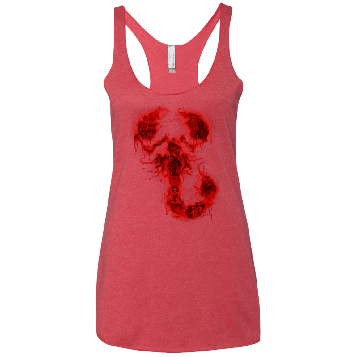 T-Shirts Vintage Red / X-Small A Dreadful Symbol Women's Triblend Racerback Tank
