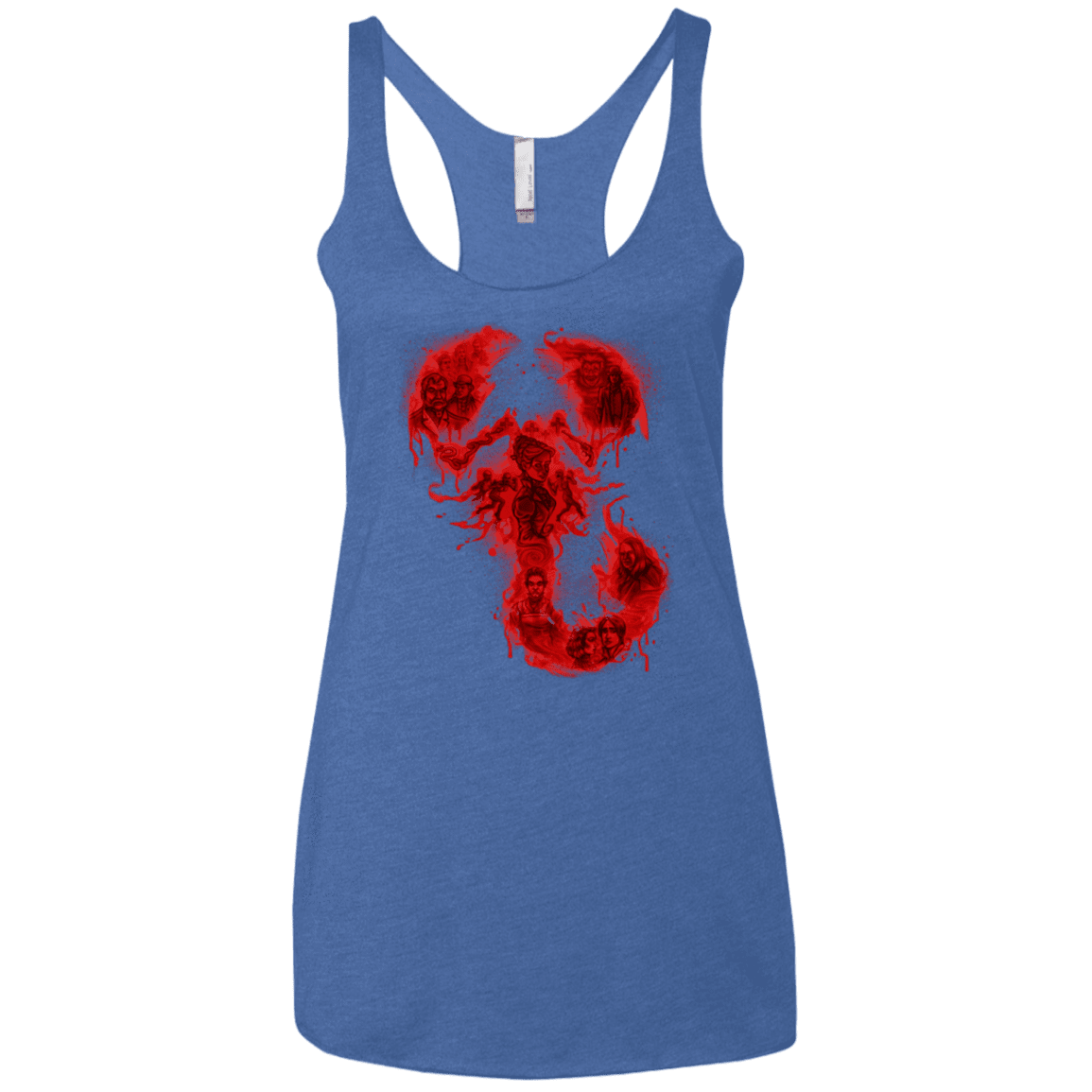 T-Shirts Vintage Royal / X-Small A Dreadful Symbol Women's Triblend Racerback Tank