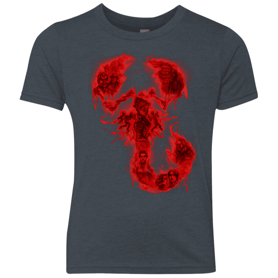 T-Shirts Vintage Navy / YXS A Dreadful Symbol Youth Triblend T-Shirt