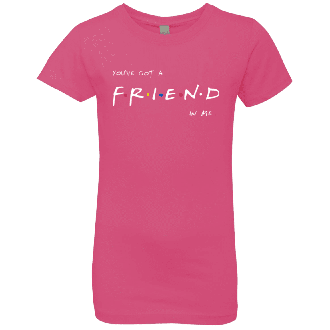 T-Shirts Hot Pink / YXS A Friend In Me Girls Premium T-Shirt