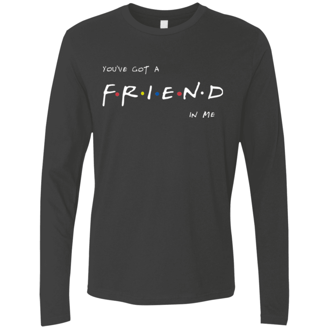 T-Shirts Heavy Metal / Small A Friend In Me Men's Premium Long Sleeve
