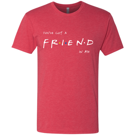 T-Shirts Vintage Red / Small A Friend In Me Men's Triblend T-Shirt