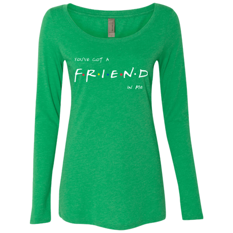 T-Shirts Envy / Small A Friend In Me Women's Triblend Long Sleeve Shirt