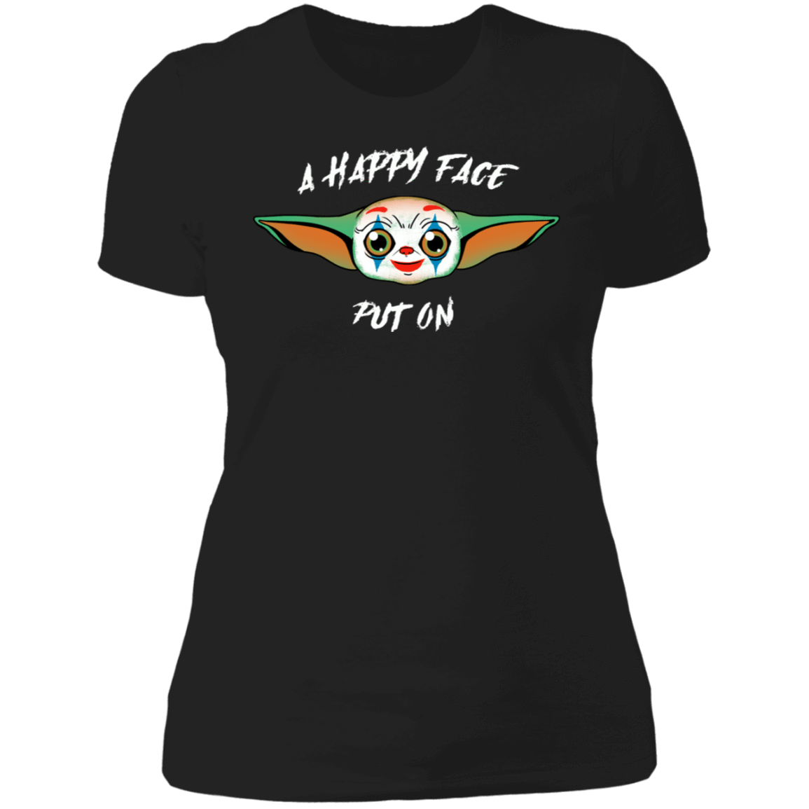 T-Shirts Black / X-Small A Happy Face Women's Premium T-Shirt
