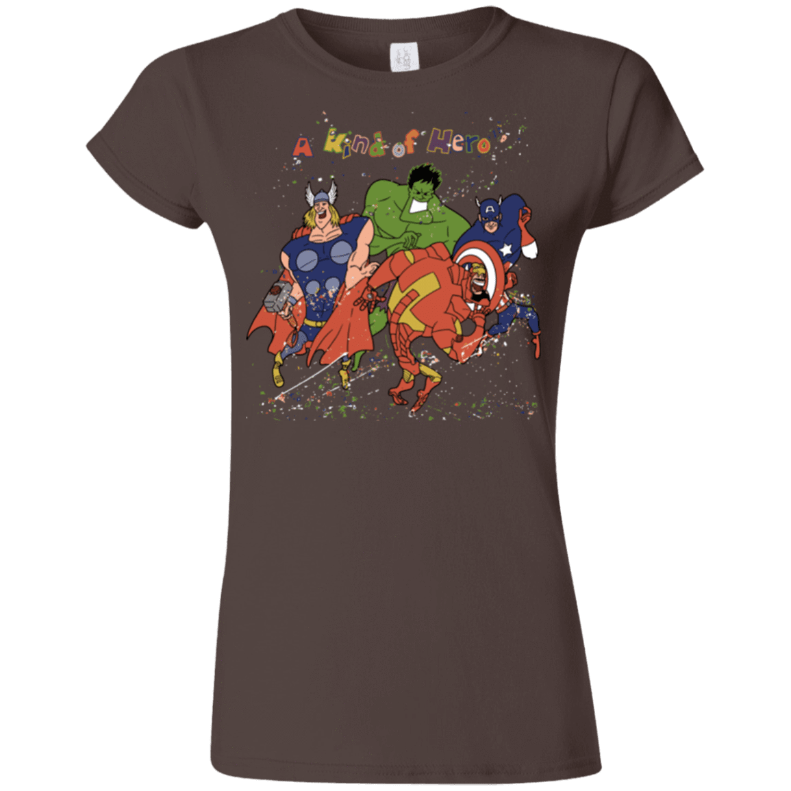 T-Shirts Dark Chocolate / S A kind of heroes Junior Slimmer-Fit T-Shirt