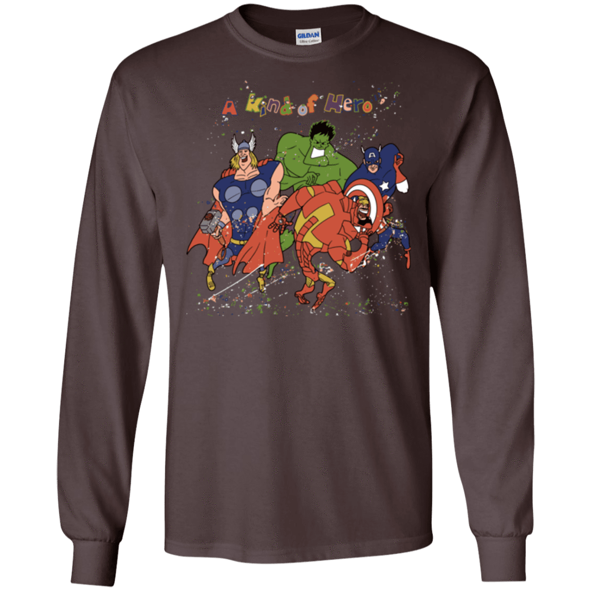 A kind of heroes Men's Long Sleeve T-Shirt