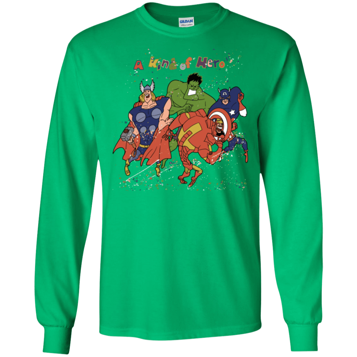 A kind of heroes Men's Long Sleeve T-Shirt