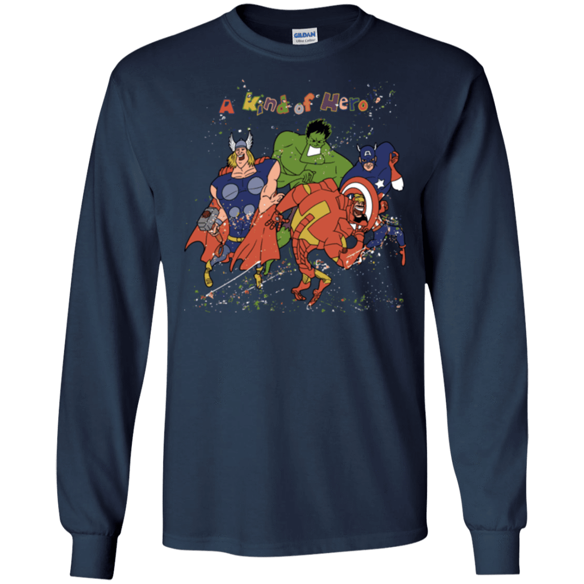 A kind of heroes Men's Long Sleeve T-Shirt