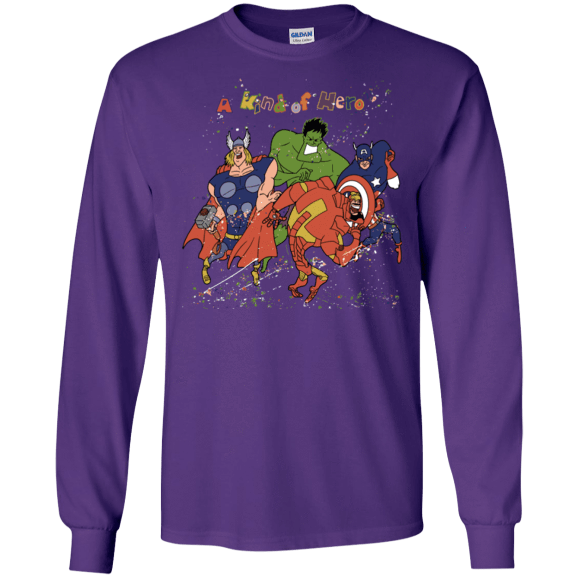 A kind of heroes Men's Long Sleeve T-Shirt