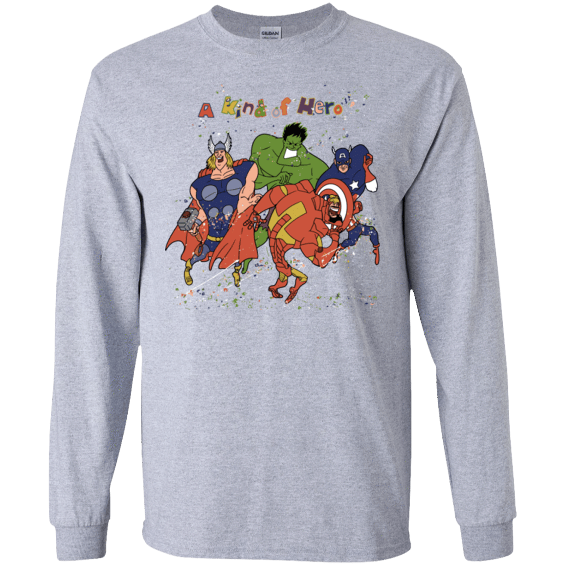 A kind of heroes Men's Long Sleeve T-Shirt