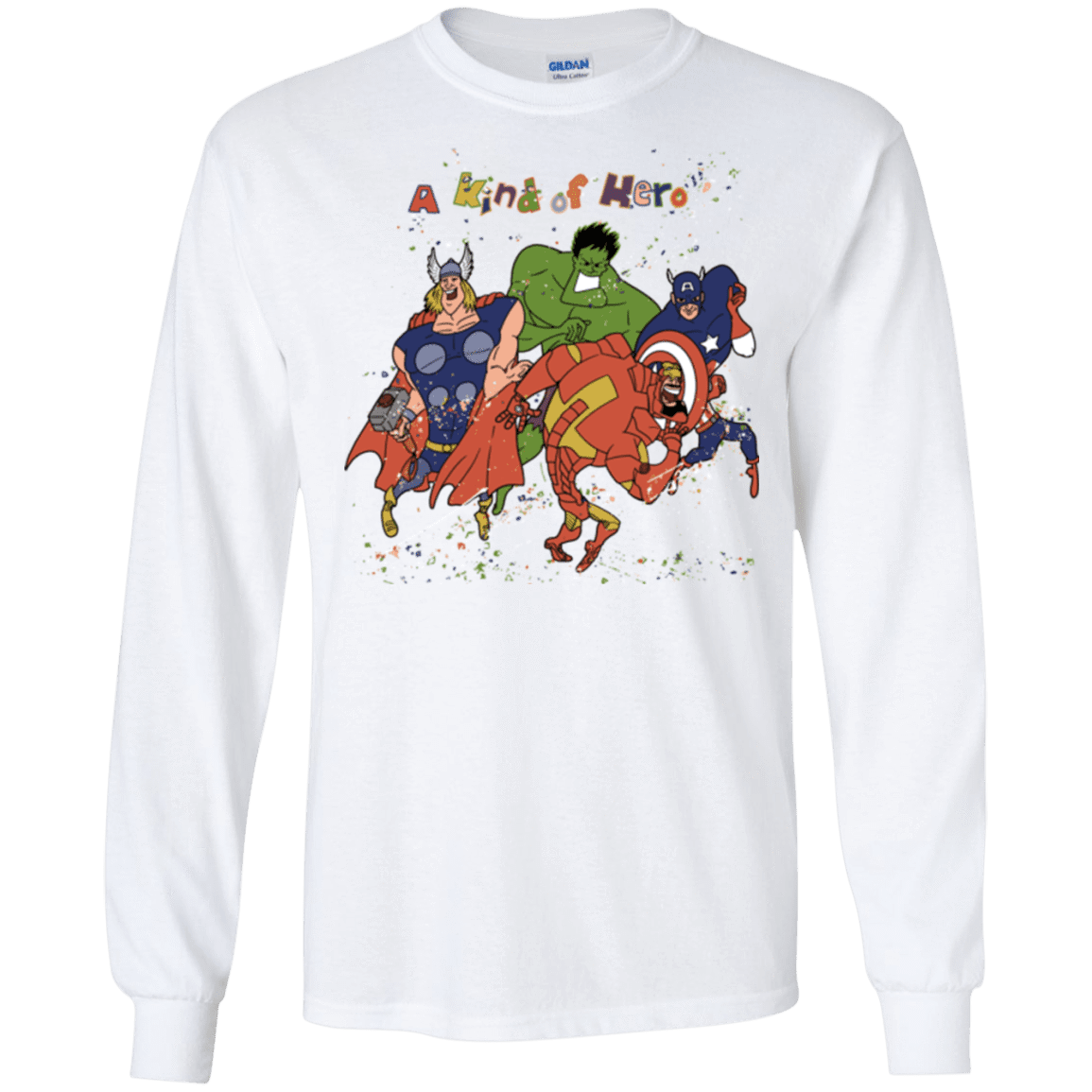 A kind of heroes Men's Long Sleeve T-Shirt