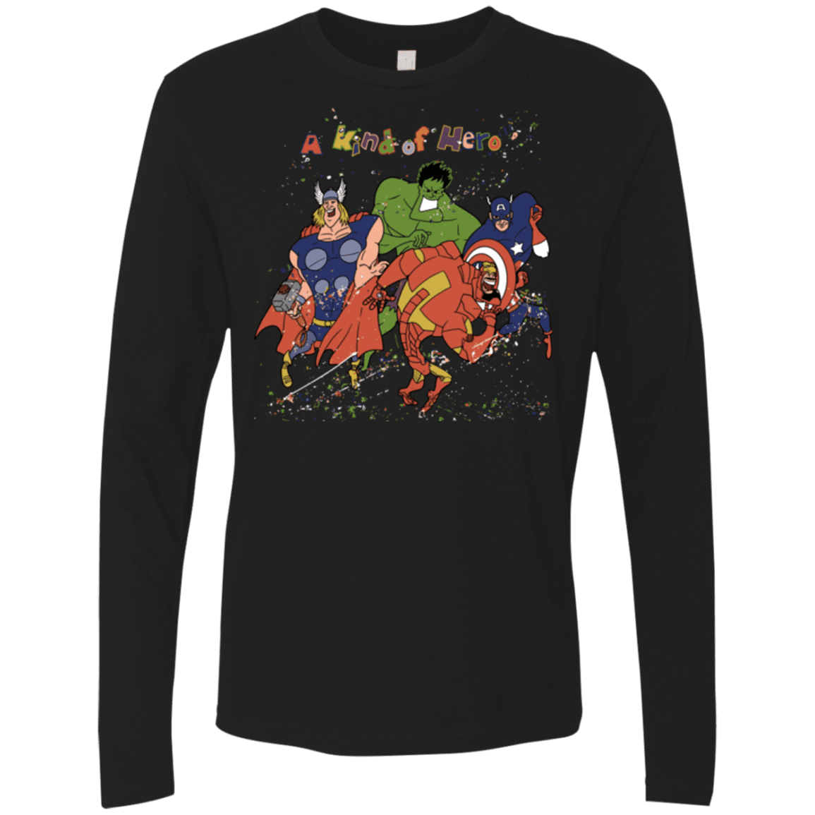 T-Shirts Black / S A kind of heroes Men's Premium Long Sleeve