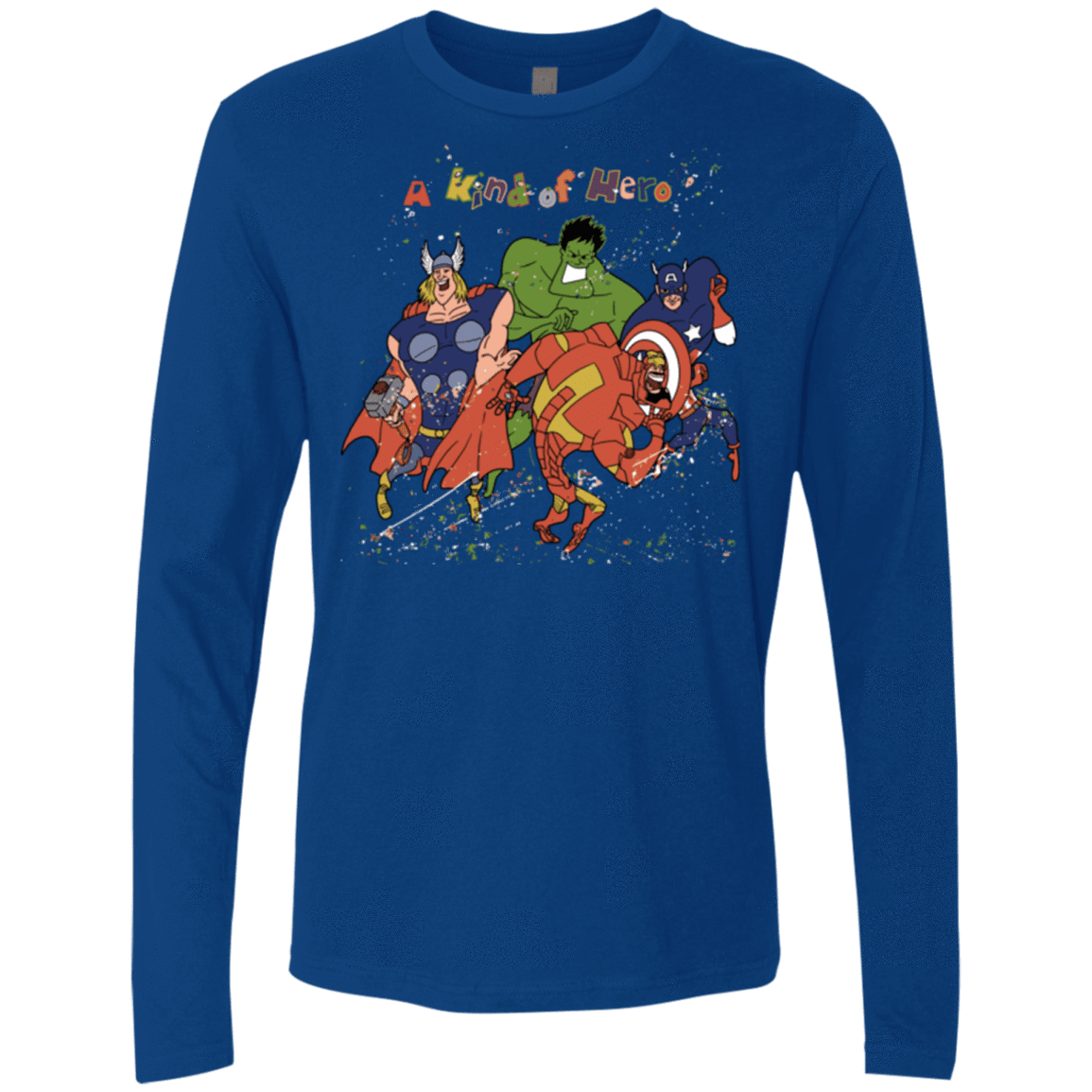 T-Shirts Royal / S A kind of heroes Men's Premium Long Sleeve