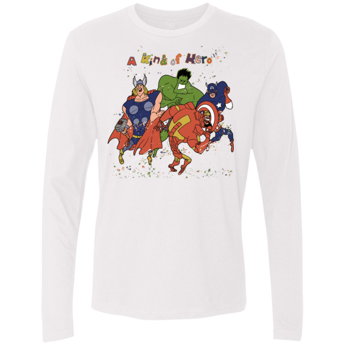 T-Shirts White / S A kind of heroes Men's Premium Long Sleeve
