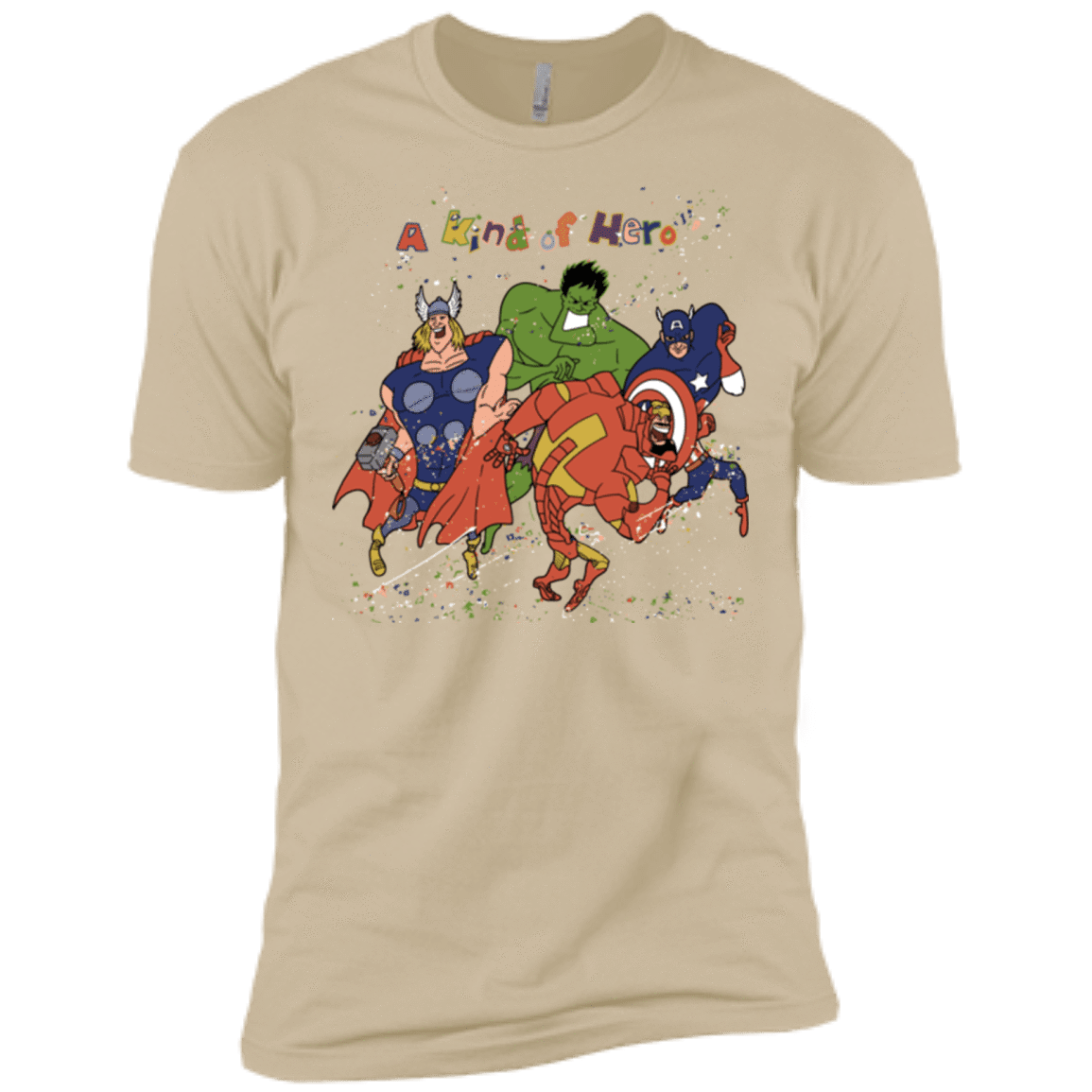 T-Shirts Sand / X-Small A kind of heroes Men's Premium T-Shirt