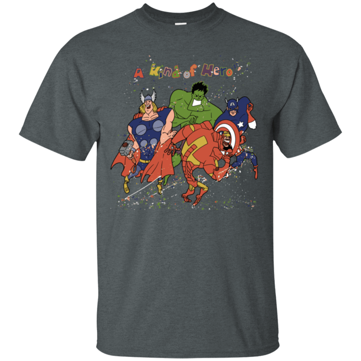 T-Shirts Dark Heather / S A kind of heroes T-Shirt