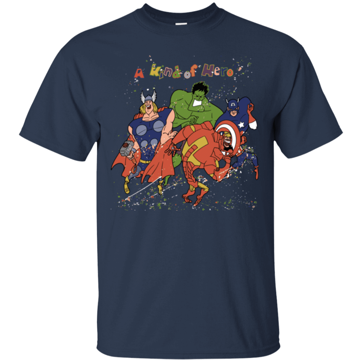 T-Shirts Navy / S A kind of heroes T-Shirt