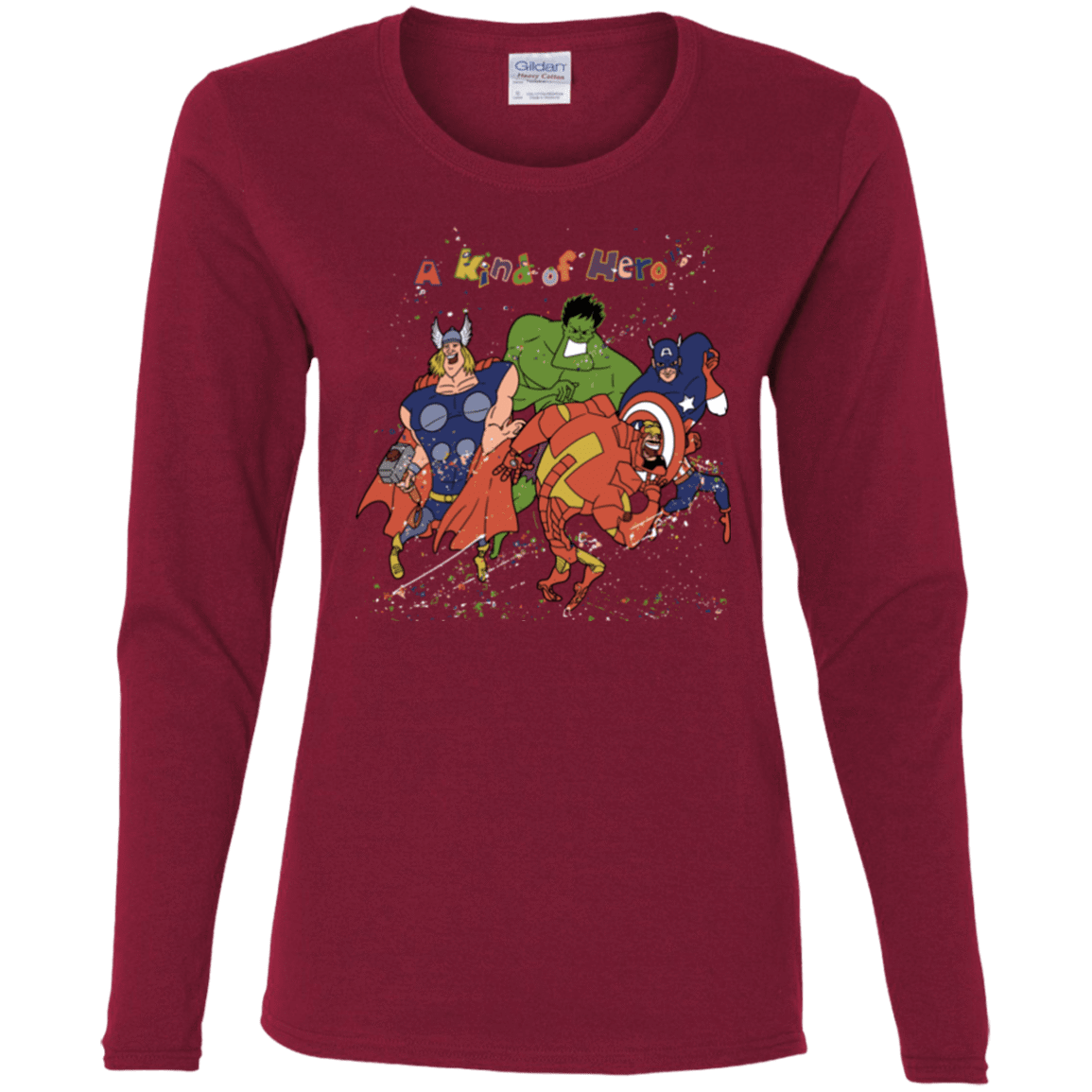 T-Shirts Cardinal / S A kind of heroes Women's Long Sleeve T-Shirt