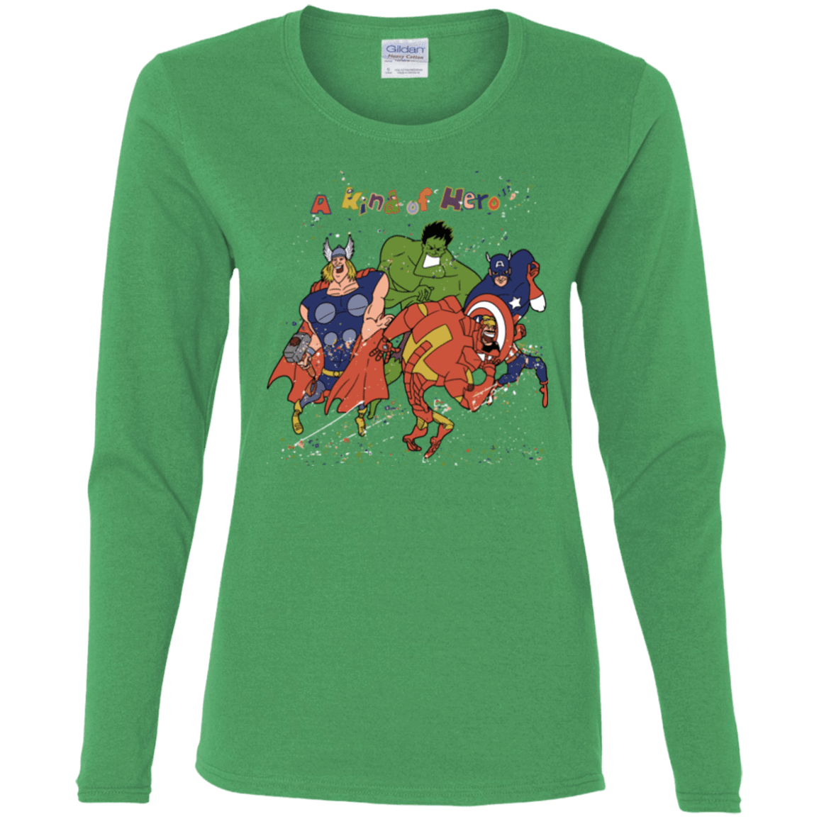 T-Shirts Irish Green / S A kind of heroes Women's Long Sleeve T-Shirt