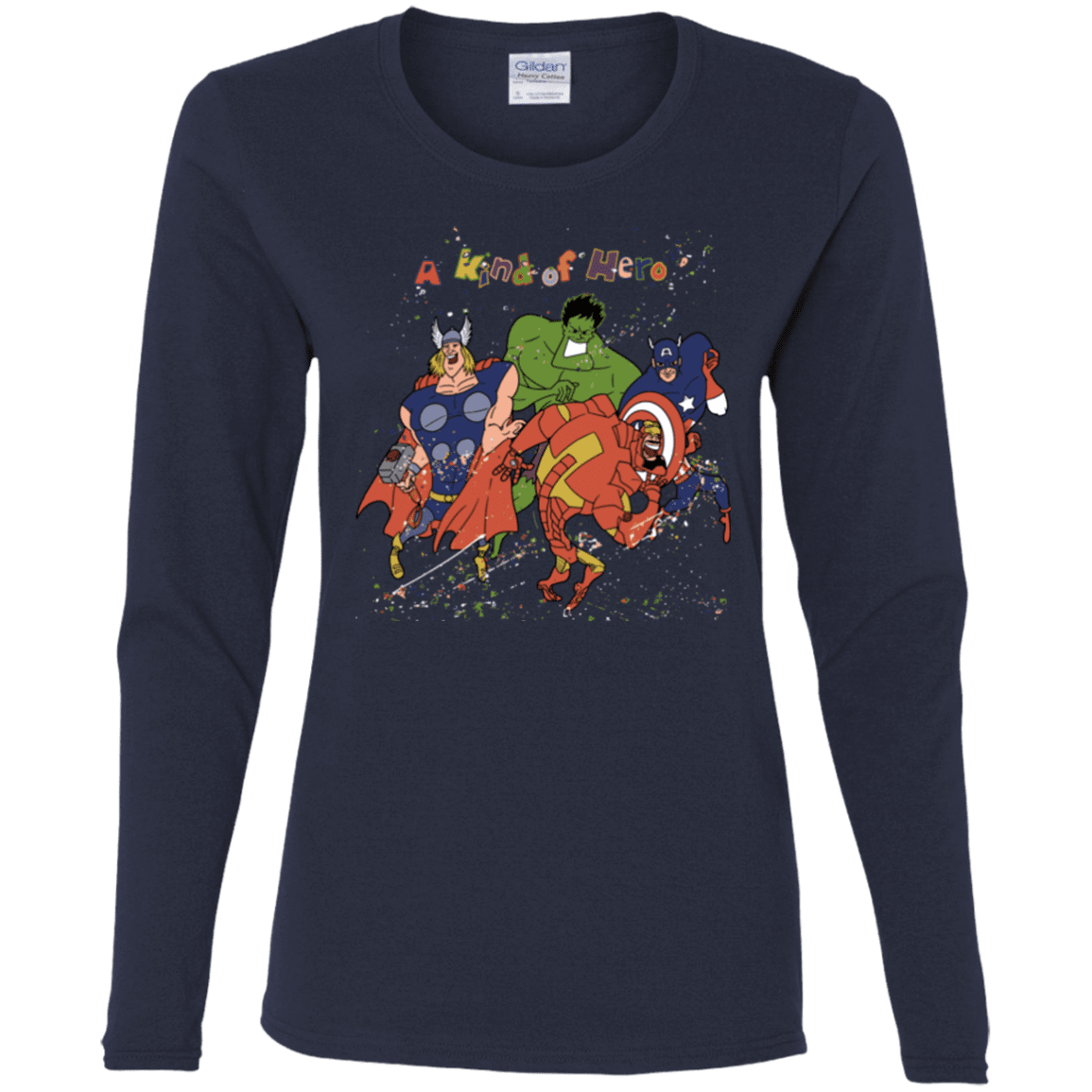 T-Shirts Navy / S A kind of heroes Women's Long Sleeve T-Shirt