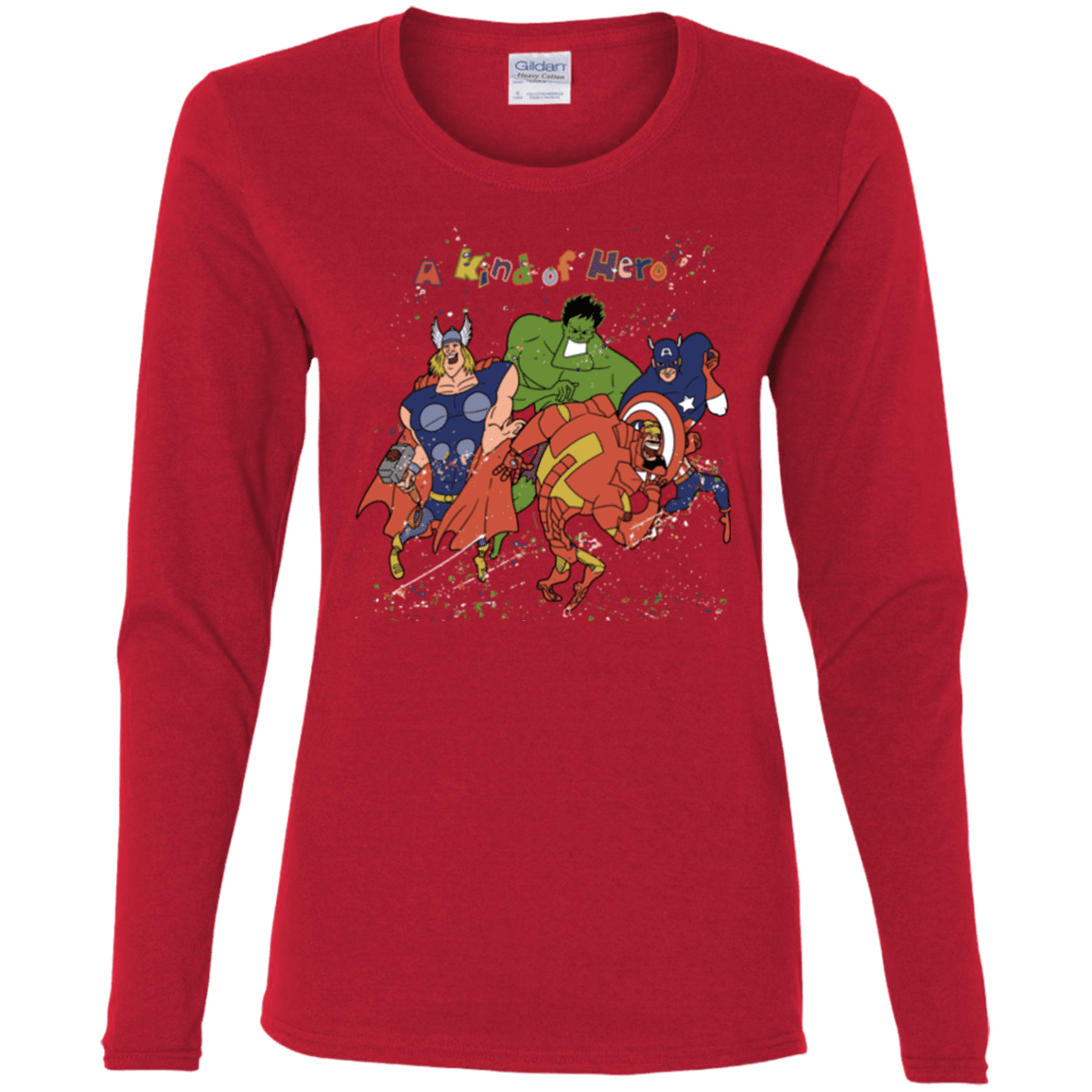 T-Shirts Red / S A kind of heroes Women's Long Sleeve T-Shirt