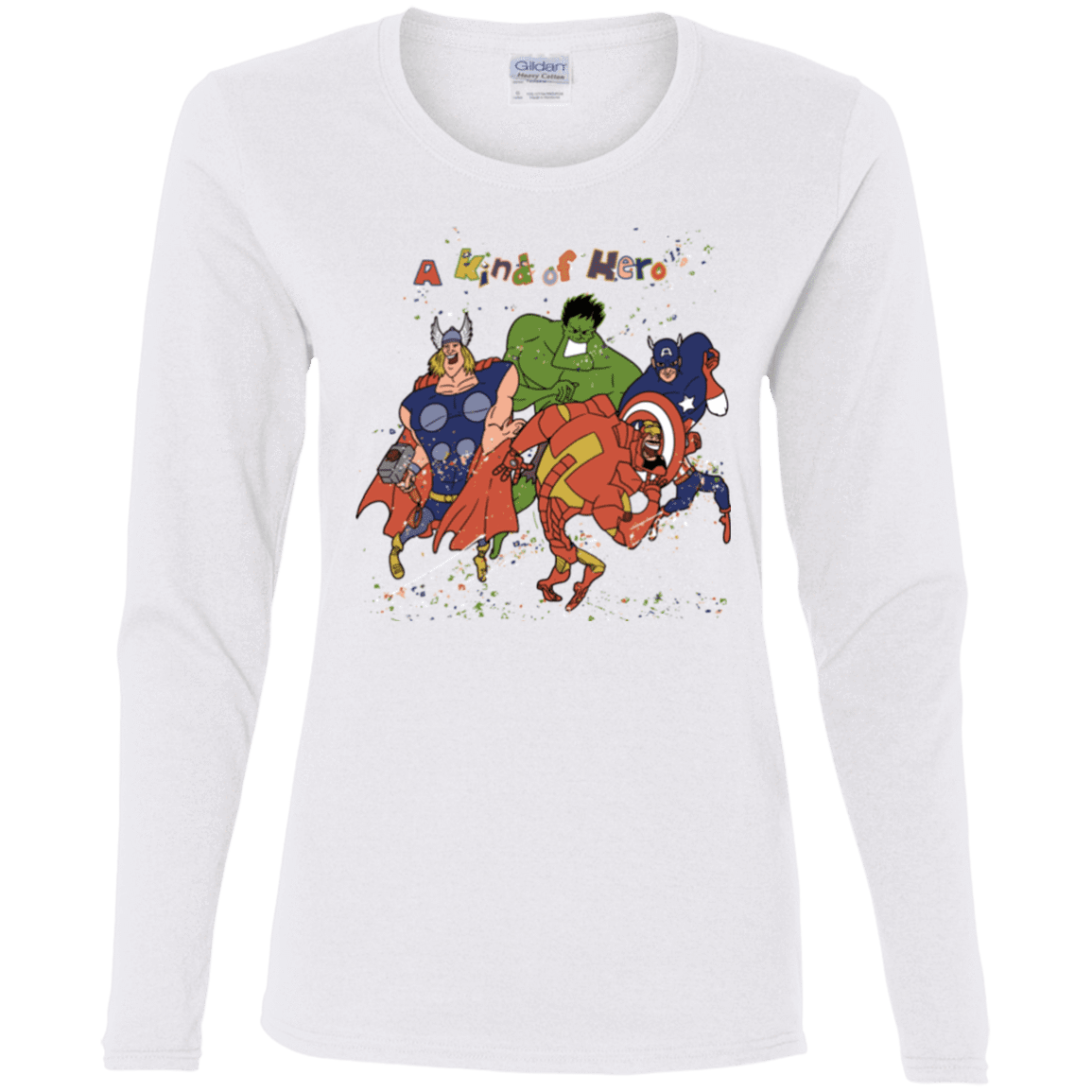 T-Shirts White / S A kind of heroes Women's Long Sleeve T-Shirt