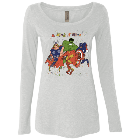 T-Shirts Heather White / S A kind of heroes Women's Triblend Long Sleeve Shirt
