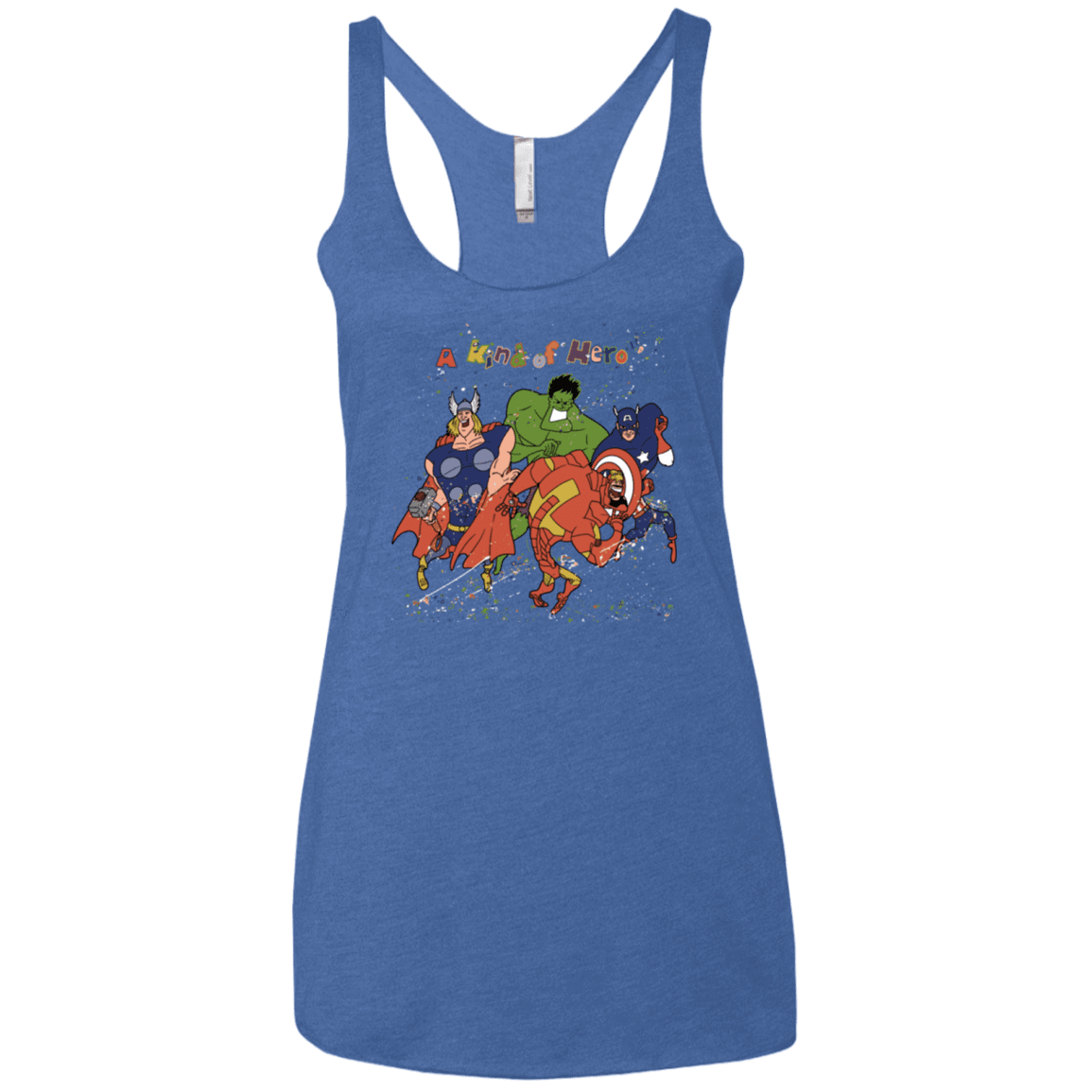 T-Shirts Vintage Royal / X-Small A kind of heroes Women's Triblend Racerback Tank