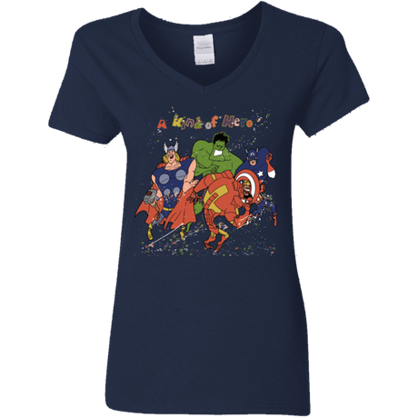 T-Shirts Navy / S A kind of heroes Women's V-Neck T-Shirt