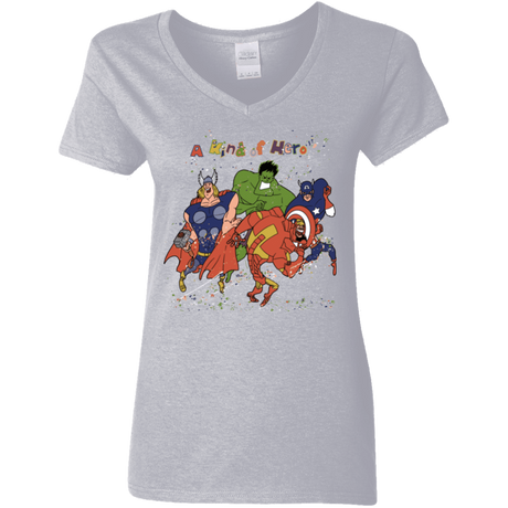 T-Shirts Sport Grey / S A kind of heroes Women's V-Neck T-Shirt