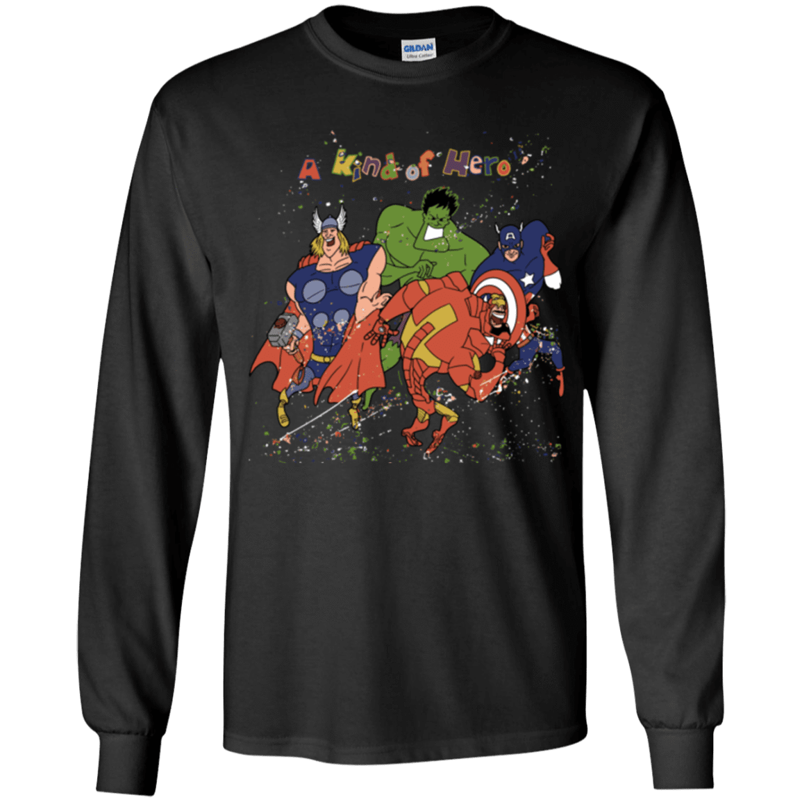 T-Shirts Black / YS A kind of heroes Youth Long Sleeve T-Shirt